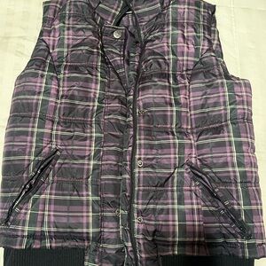 Plaid Purple Women's Vest